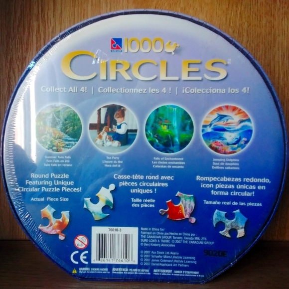 NWT Sealed Circles puzzle 1000 pieces - Picture 2 of 2